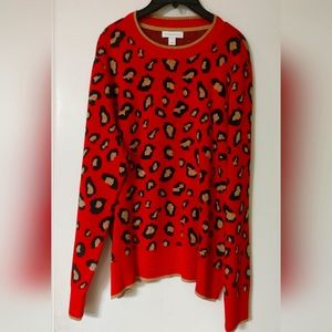 BRAND NEW ANIMAL PRINT LADIES SWEATER